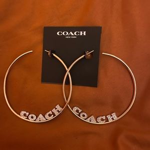 COACH HOOP EARRINGS